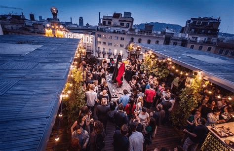 Rooftop Barcelone - Terraza Pulitzer